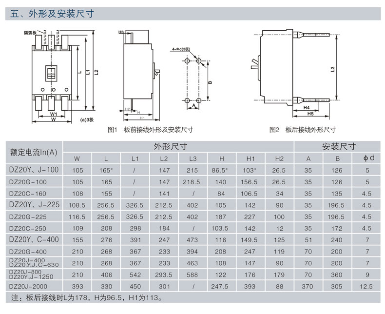 MCCB Molded Case Circuit Breaker